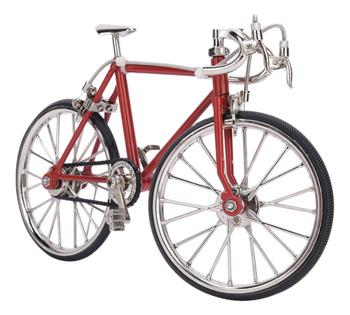 Vehículo De Bicicleta Simulado De Aleación En Miniatura 1:10
