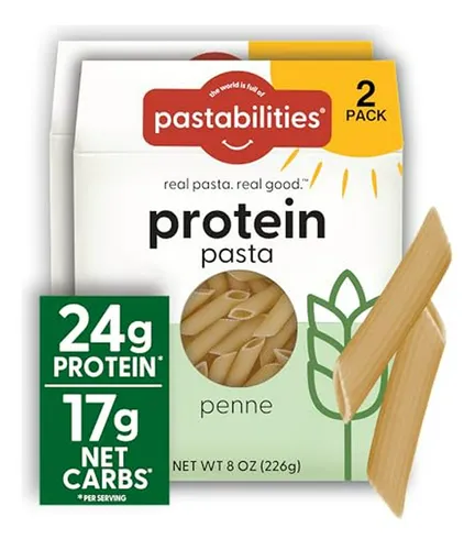 Pasta De Proteína, Penne - 24g Proteína, Bajo En Carbohidrat