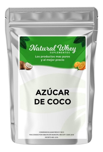 Azúcar De Coco Pura  250 Gramos 