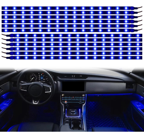 Tirae Luz Led Azul Para Coche Baishenglinmotor 12 Unidad 1