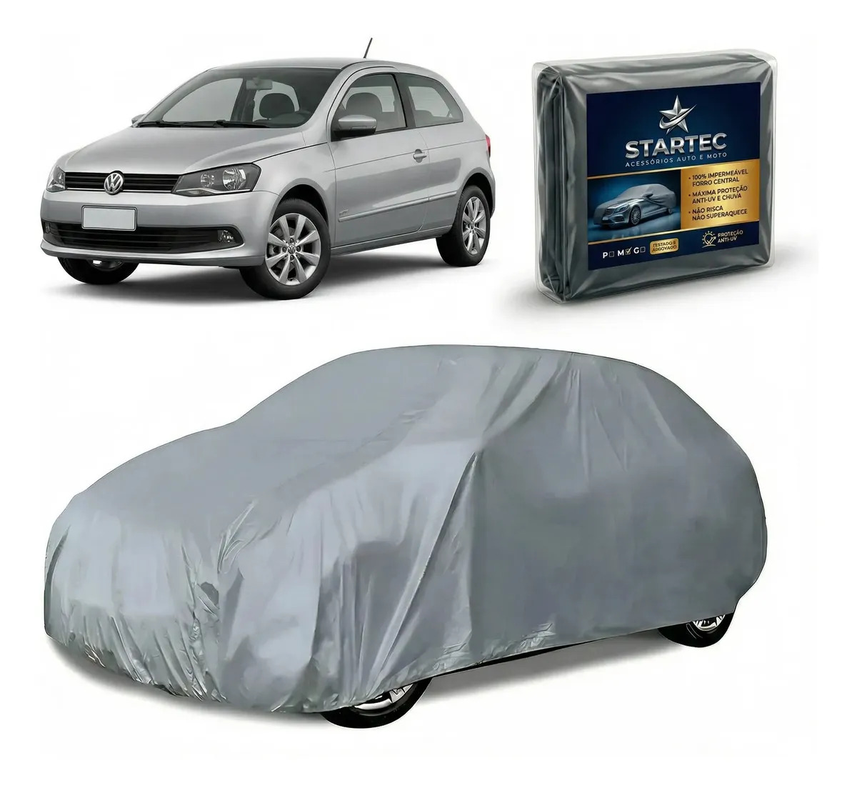 Capa Cobrir Carro Gol G1 G2 G3 G4 G5 G6 G7 Forrada Impermeável Grossa