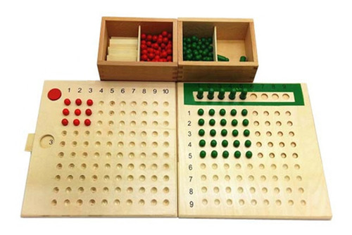Montessori Multiplication Division Juguete Educativo Para Ni 