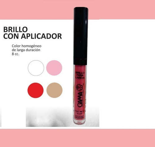 Imagen 4 de 8 de Brillo Con Aplicador Para Labios Gama Larga Duracion X10cm