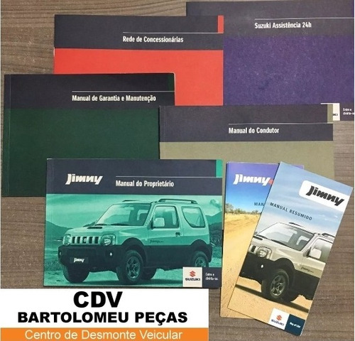 Manual Instruções Proprietário Suzuki Jimny 2017 Original