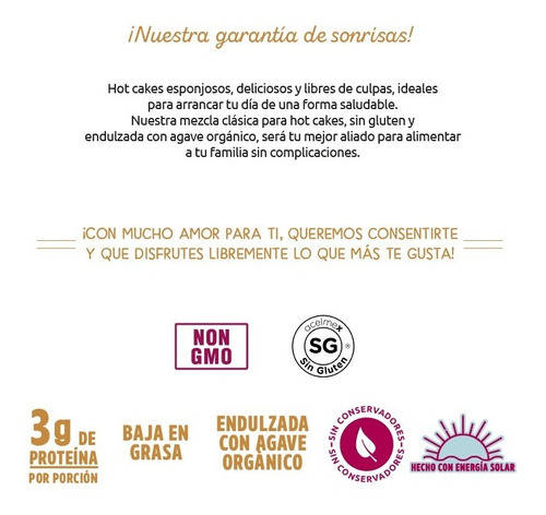 Imagen 4 de 4 de Harina Sin Gluten Para Waffles/hotcakes Clementina