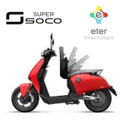 Moto Eléctrica Super Soco Cux Estilo Vespa Pilar Motor Bosch