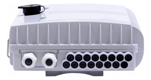 Caja Fibra Blanca 16 Rectangular Ip65 Con Llave Clickbox