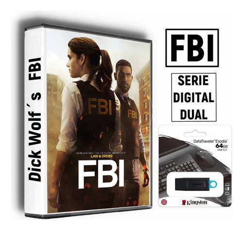 Fbi  De Dick Wolf Serie Hd Latino / Ingles  En  Usb