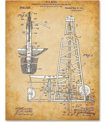 Plataforma De Perforación De Petróleo Spindletop  Imp...