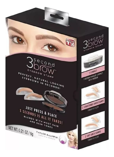 Sello Para Cejas Perfectas 3secondbrow Color Cafe