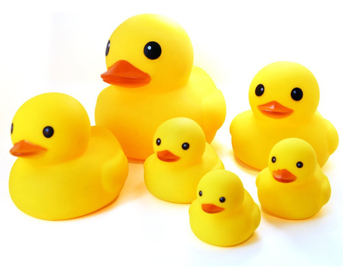 Novelty Place Rubber Duck Family Pack Ducky Baby Bath Toy P.