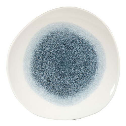 Plato De Mesa Churchill Studio Print Azul 29cm