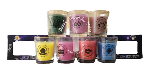 Set De Vela 7 Poderes 7 Vaso Pequeño