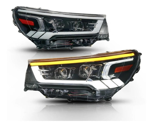 Faros Toyota Hilux 2021 2022 Drl Dinámico Direcc Secuencial