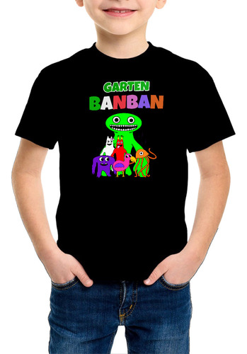 Playera Garten Of Banban Para Niños Brilla Oscuridad