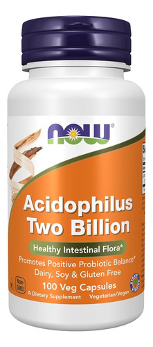 Probiotico Lactobacilus Acidophilus 100 Millones 