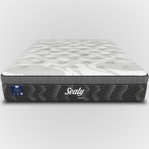 Colchón Sealy Matrimonial Forte + 2 Almohadas Esencial Activ
