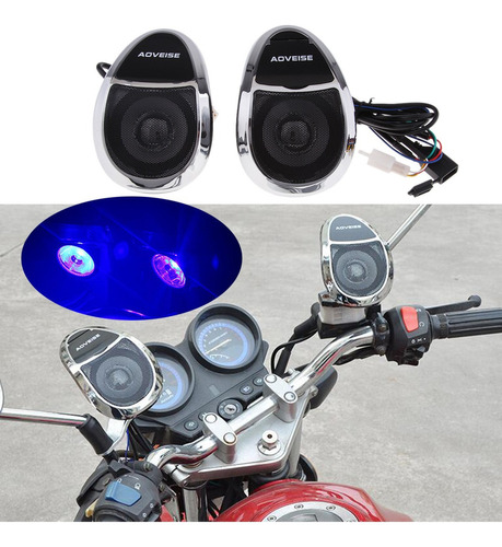 Bluetooth Para Motocicleta Audio Estéreo Música System De