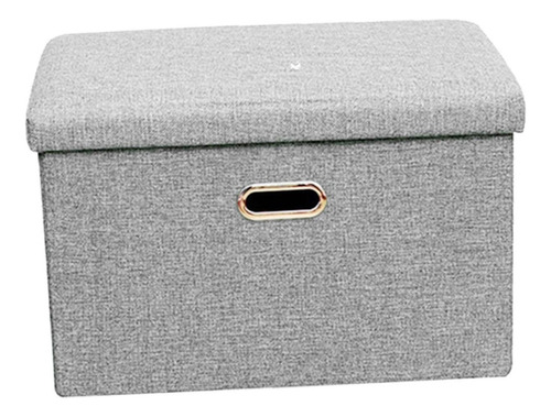 Caja De Ropa Otomana De Almacenamiento Plegable Taburete De