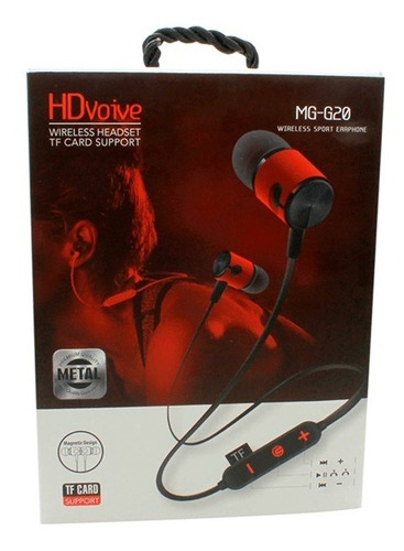 Audifonos Bt Con Lector G20 - Mg-g20o Sd T4 Cod 30367
