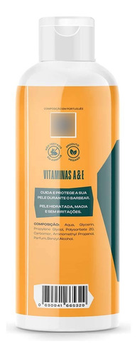 Creme Pré Barba Transparente Profissional 120g Vigor Partiu