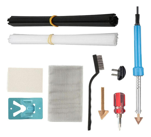 Kit De Soldadura De Plástico 1 Malla Metálica Portátil 1 Zz