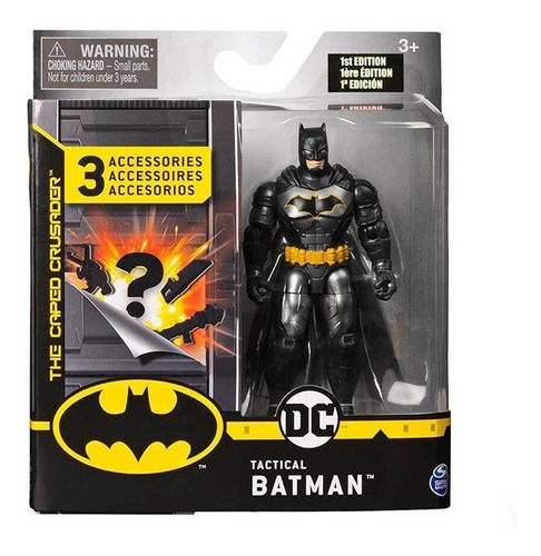 Batman Tactical Figura Articulada 10cm Original Dc 67801b