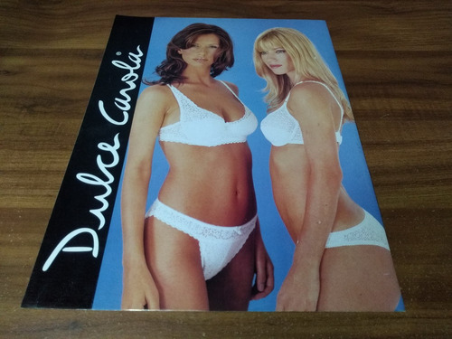 (pi248) Publicidad Nicole Neumann * Dulce Carola (Usado)