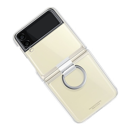 Estuche Clear Cover Con Anillo Samsung Zflip 3 Trasparente