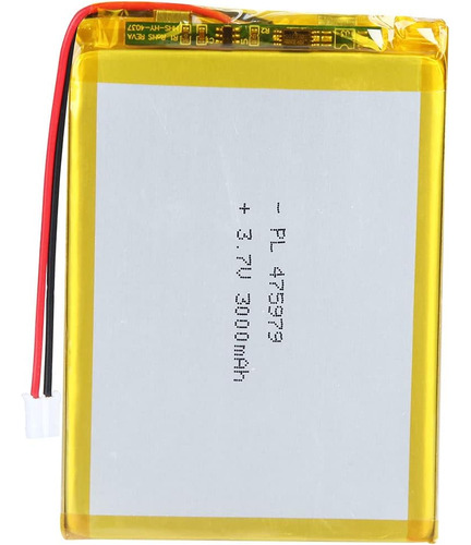 3.7v 3000mah 475979 Lithium Ion Polymer Battery Lipo Re...