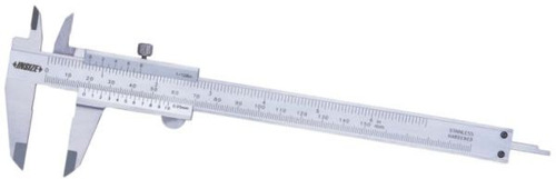Imagen 1 de 7 de Calibre Mecanico Insize 1205-2002s 200mm Lec.0.02 Solfer