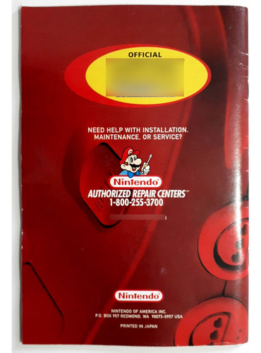 Manual Pokémon Stadium 2 Nintendo 64. (Usado)