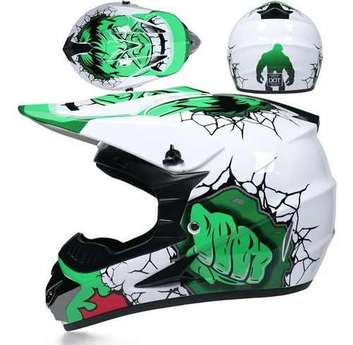 Imagen 3 de 5 de Downhill Dh Atv Quad Frenzy Am Casco Integral De Bicicleta D