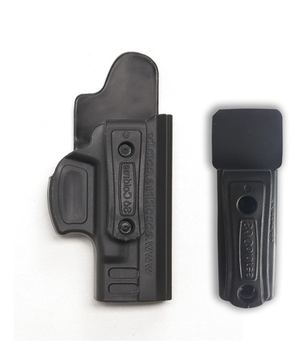 Coldre Polímero Velado + Porta Carreg .40/9mm Taurus Destro