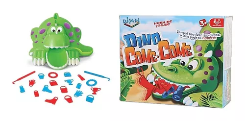 Brinquedo Dican Dino Come Come Colorido e Divertido 5066 em Promoção na  Americanas