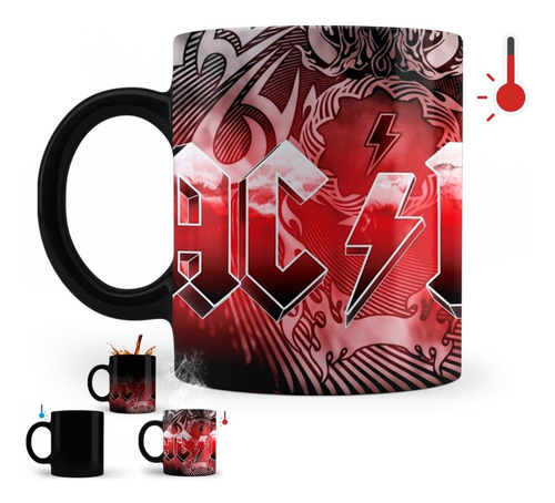Taza Mágica Rock Ac Dc