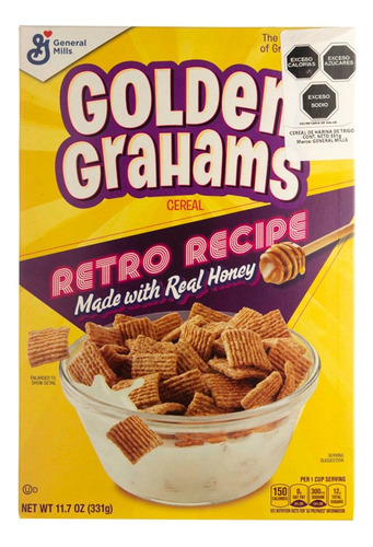 General Mills Cereal De Maíz Y Trigo Integral Golden Grahams