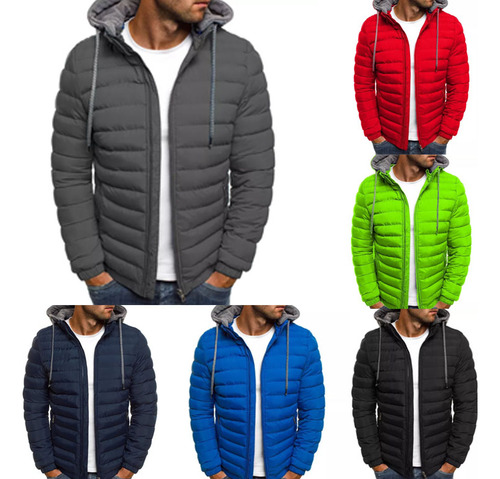 Chamarra De Invierno Acolchada Para Hombre Chamarra De Burbu