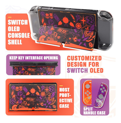 Kit De Funda Para Nintendo Switch Oled Con Accesorios