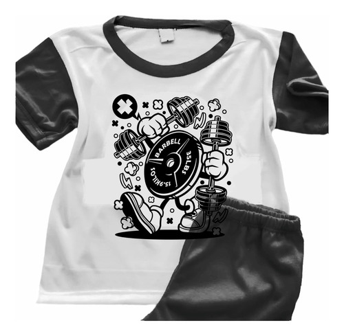 Pijamas Golf Divertida Infantil Estampada Personalizada 0389