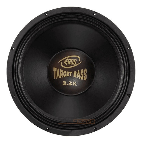 Alto Falante Eros Target Bass 3.3k 1650w Rms 15'' 4 Ohms