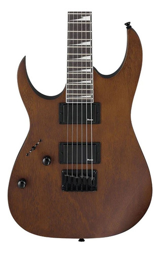 Ibanez Gio Grg121dxl-wnf Guitarra Eléctrica Zurda Nogal Mate Color Walnut flat Material del diapasón Amaranto Orientación de la mano Zurdo