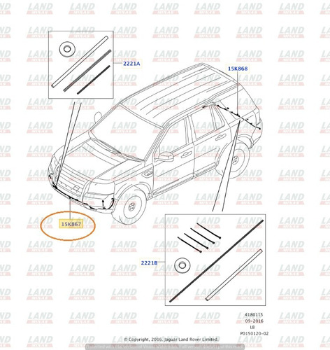 Chicote Dianteiro Sensor Aux. Estacionamento Freelander 2