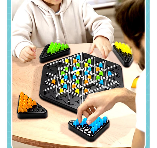 Jogo Xadrez Triangulo Encaixe De Peças Geométrica Triangular