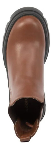 Bota Tipo Chelsea De Dama Goodyear 3262 Color Cogñac