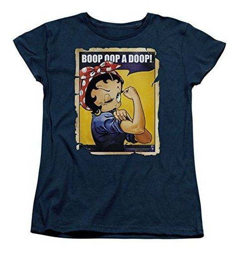 Betty Boop Power Girls Jr Azul Marino