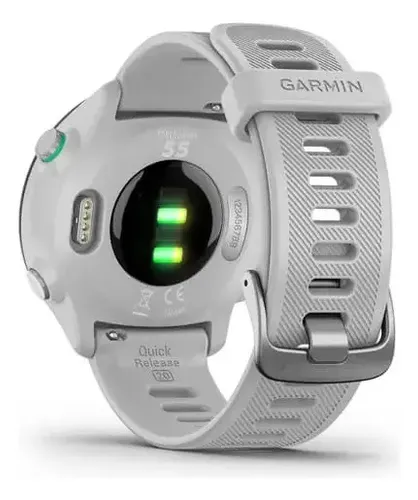 Garmin Forerunner 55本体 ホワイト Relógio Garmin Forerunner 55 Monitor Cardíaco e Gps Mesh Branco