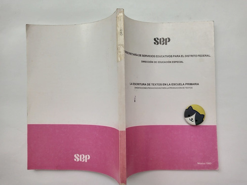 Libro Escritura De Textos En La Escuela Primaria Sep 128a6 (Usado)