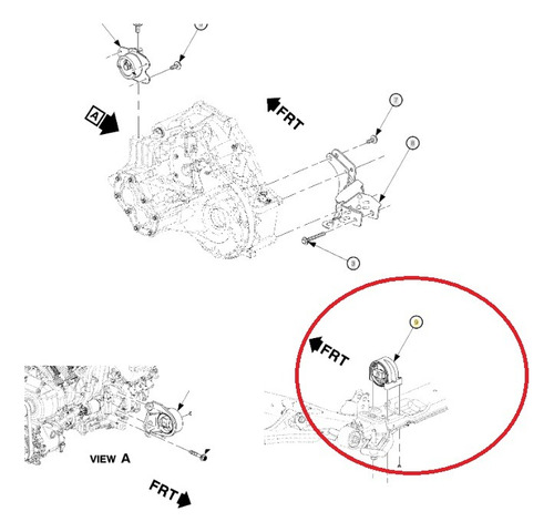 Soporte Transmision Automatica Saturn Vue 4 Cil 2002-2007