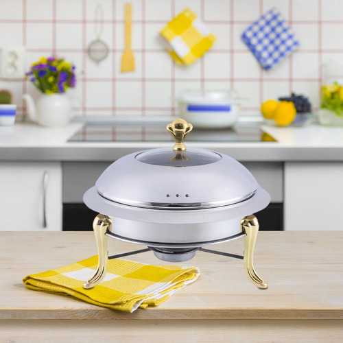 Catering Warmer Set Calentadores De Alimentos Dorado